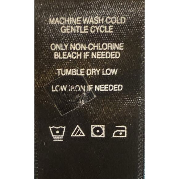 Ali Miles Womens Sz PXL Blue Boxy Button Up Top Lagenlook Wearable Art Artsy - Picture 7 of 11